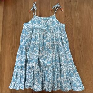 Monoprix Blue and White Kids Dress